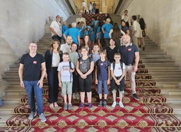 Visite du Sénat par le CMJ de Saint-Laurent